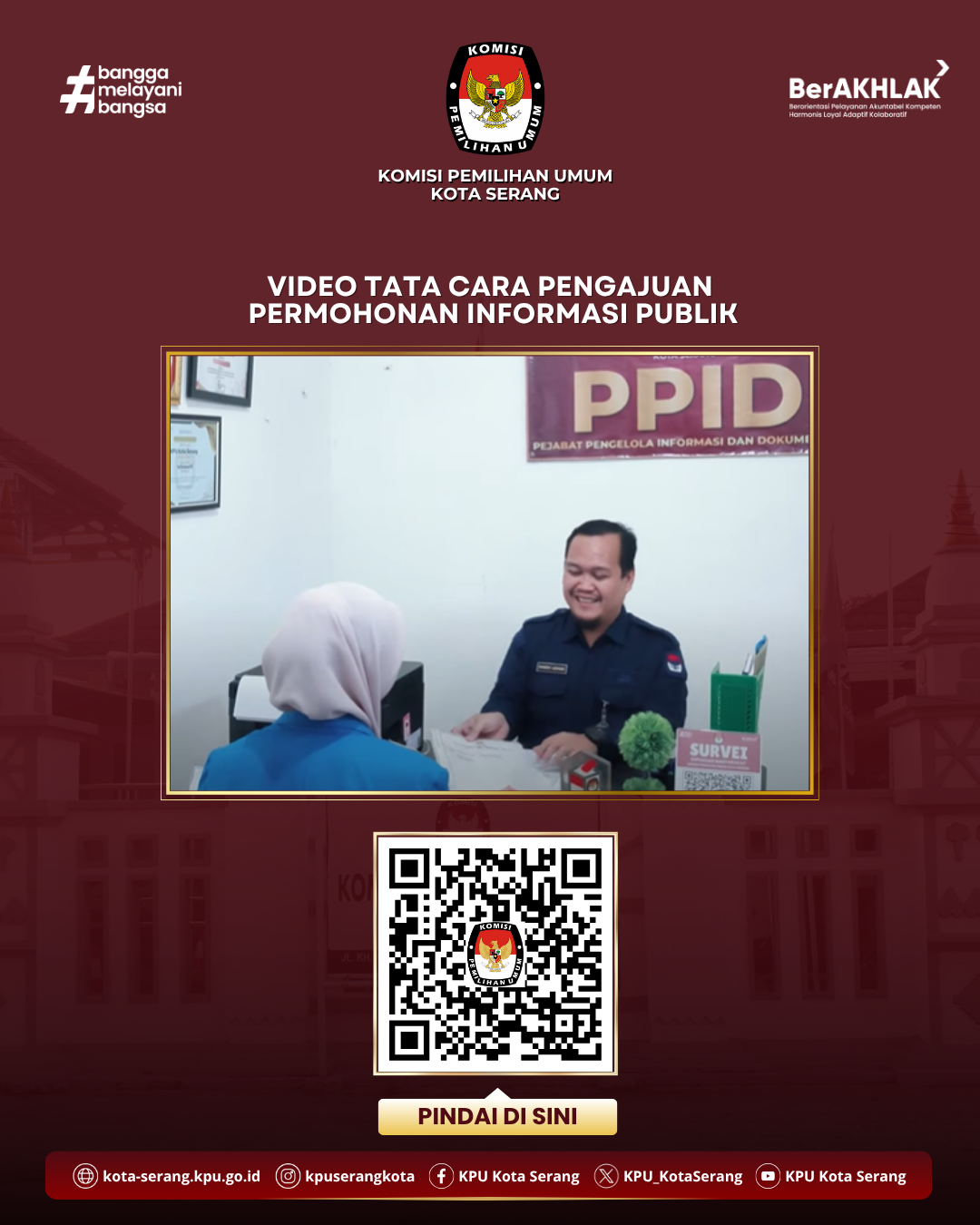 Video Tata Cara Pengajuan  Permohonan Informasi Publik